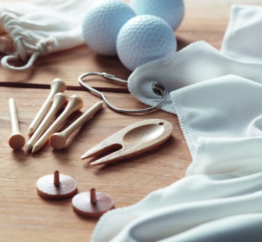 Logo trade promotional merchandise image of: Golf accessories set in pouch